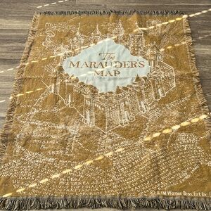 The Marauders Map/Harry Potter Tapestry Throw Blanket